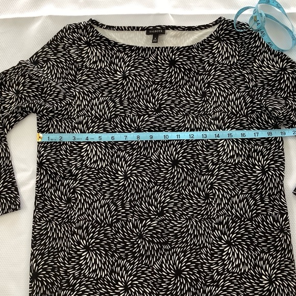 Talbots Stretch Jersey Top - Picture 6 of 9